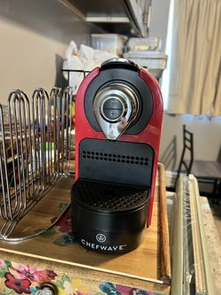 Chefwave espresso Machine red