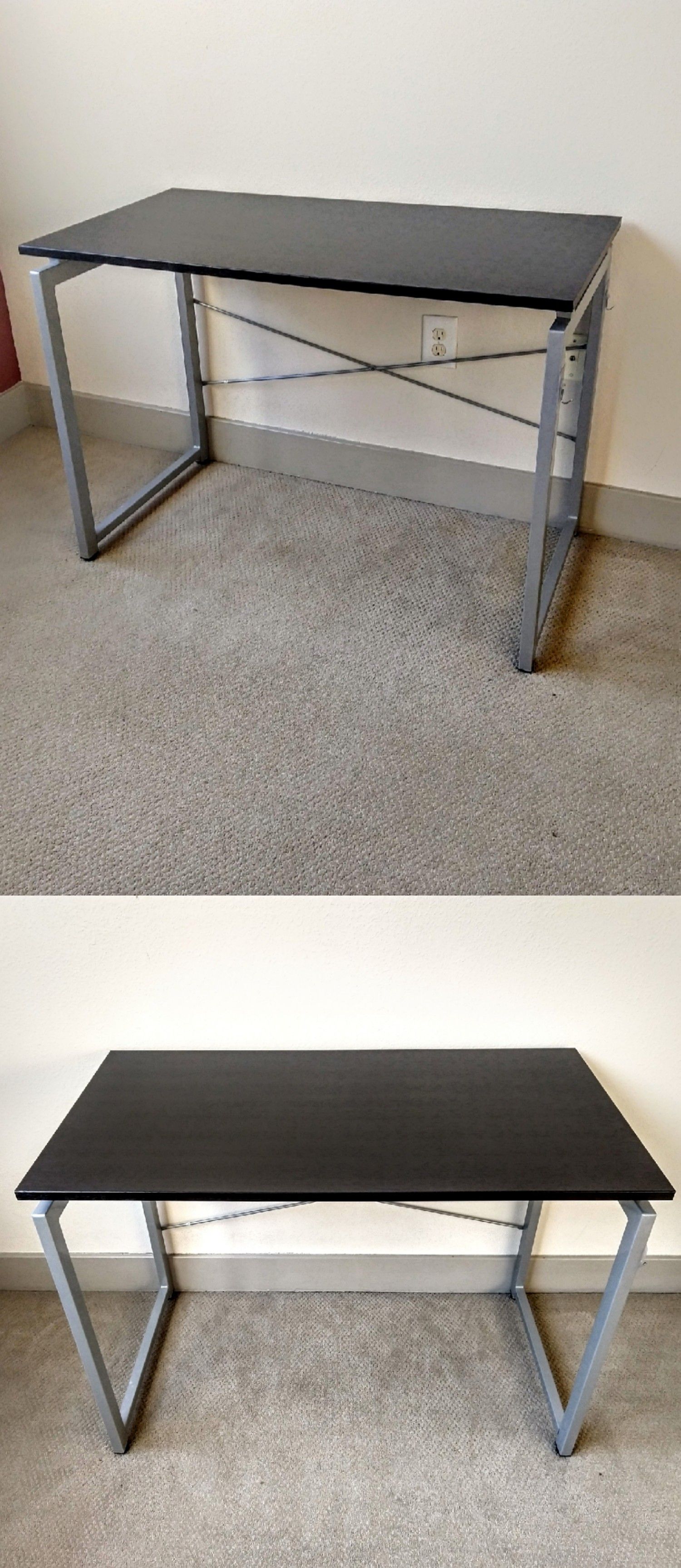 Desk With Metal Legs