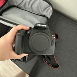 Canon Rebel T6 DSLR camera bundle 