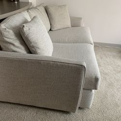 Light Grey Home Zone Love Seat 