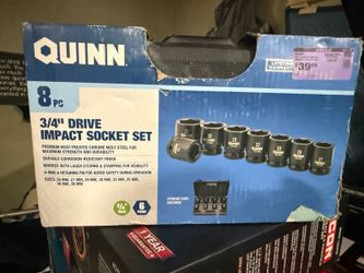 3/4" Drive impact Socket Set