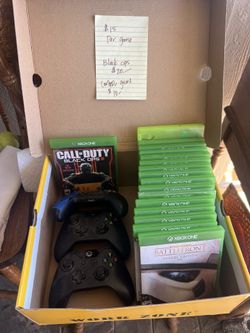 Xbox One Video Games And Controllers 