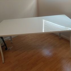 White Metal Table