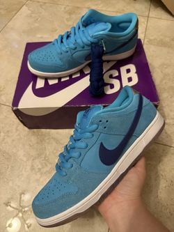 Nike SB Dunk Low Pro Blue Furry Men’s Size 9.5 BQ6817-400 OG ALL
