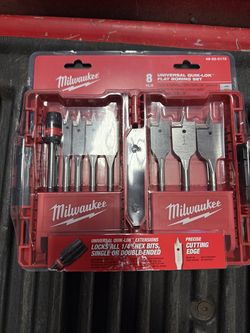 Milwaukee High Speed Wood Spade Bit Set (8-Piece)
