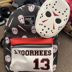 Friday 13th Mini Backpack Wallet Combo