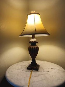 Table Lamp W Shade 26" Tall 12" Wide $50"