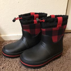 Rain Boots, Kids Size 10.