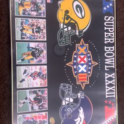 Packers Super Bowl Poster With Frame