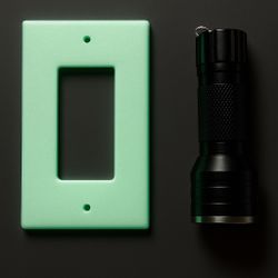 Radioactive Glow Switch Cover + UV Light 🔦 