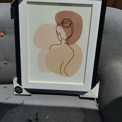 Woman Silhouette Frame