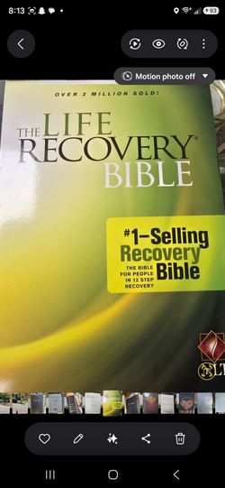 THE LIFE RECOVERY BIBLE NLT By Stephen Arterburn & David Stoop - Hardcover Mint