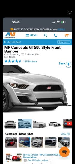 GT 500 style bumper