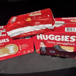 HUGGIES DIAPERS SIZE 1