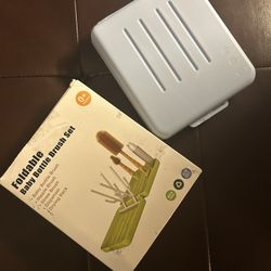 Silicone Bottle Brush Set Portable 