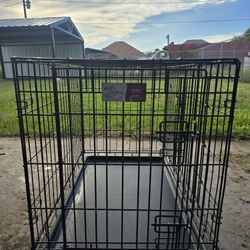 
Small Dog crate measures: 30.5 in. L x 19.5 in. W x 21.25 in.