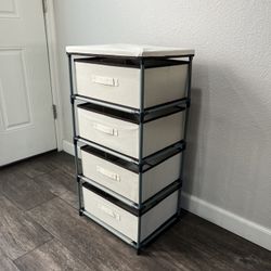 4 Drawer Storage Nightstand Closet Organizer 