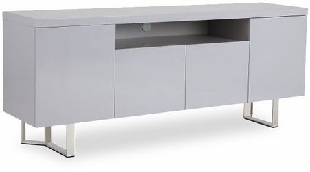 Gray Server  with cabinets