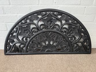 Half Round Wooden Wall Decor