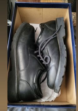 Dockers Black Leather Lace-Up  Shoes