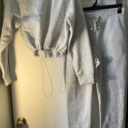 Light Gray Jogger Set 