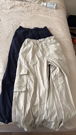 Zara joggers blue and white size 11/12