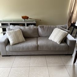 Couch W/ Cushions And Pillows