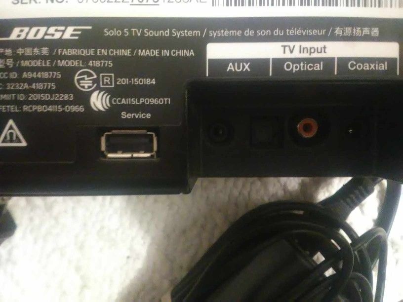 Bose Sound Bar
