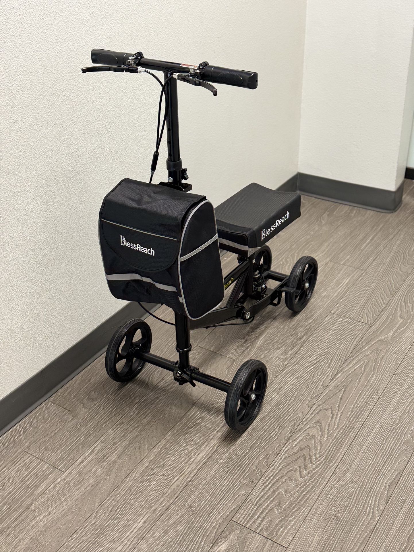New / Instead Of Crutches / BlessReach Knee scooter Walker Bike / 300 Pound Capacity