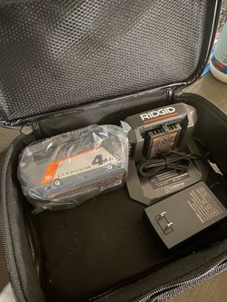 Ridgid 18v Battery 4ah and charger