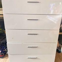 White dresser