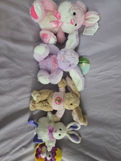 Stuff Toy Bunnies - Great for Easter Gift