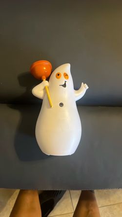 Halloween joking in the bathroom sensor ghost