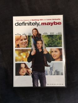 Definitely, maybe