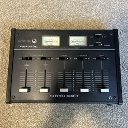 Realistic Stereo Mixer With VU Meters