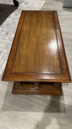 50+ year old solid wood coffee table