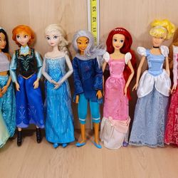 Disney Store Princess Barbie Fashion Doll Lot