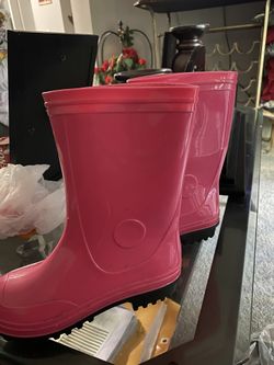 Free Pink Rain Boots