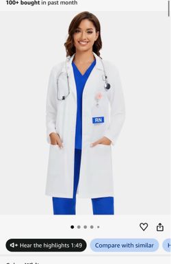 Cozy fit lab coat
