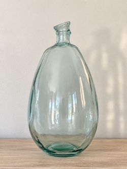 West Elm Large Sculptural Glass Vase – 19”