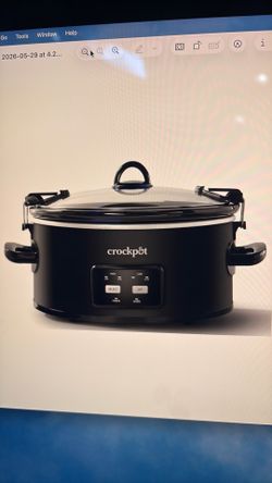 Crock-Pot 6qt slow cooker