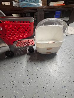 Target cart and make up case