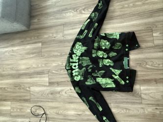 Endless Denim Less Black/green Jacket