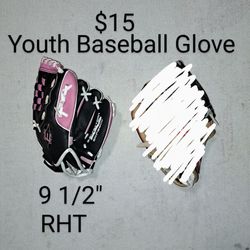 Youth Baseball Glove (Price Is $15)