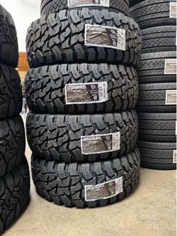 35x12.50r18 Pegasus MT X new set of tires installed and balanced included