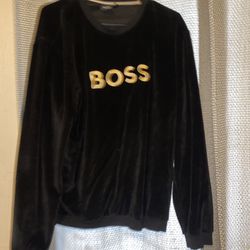 Hugo Boss Velour Sweatshirt