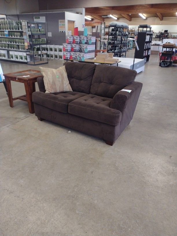 Brown Loveseat