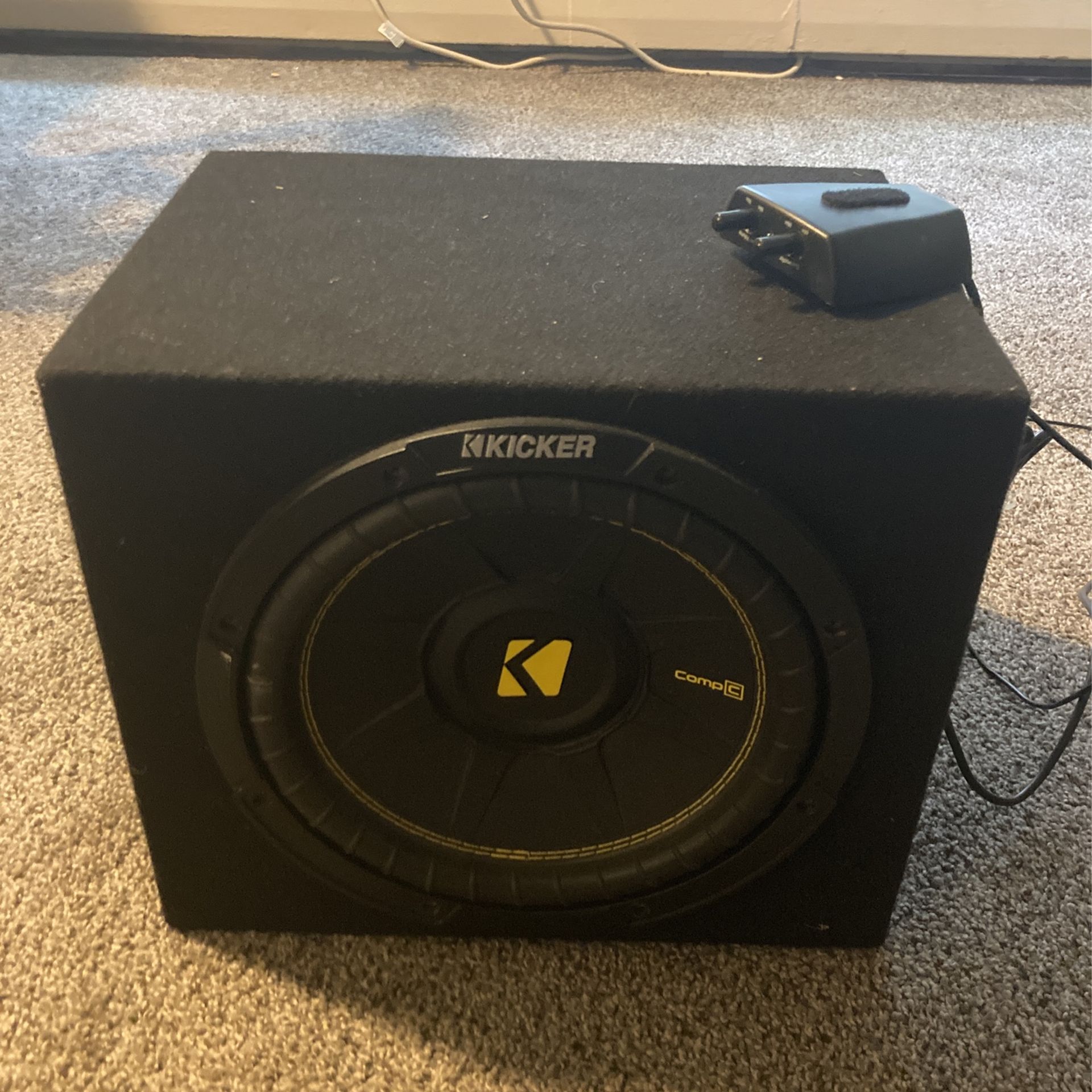 Brand New 10” Kicker Comp C Sub In Box With Klipsch Transmitter