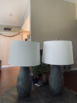 Two Safavieh Table Lamps $30
