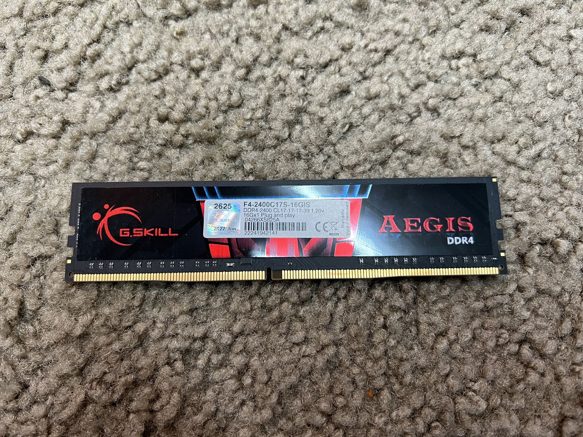 Aegis G Skill DDR4 RAM